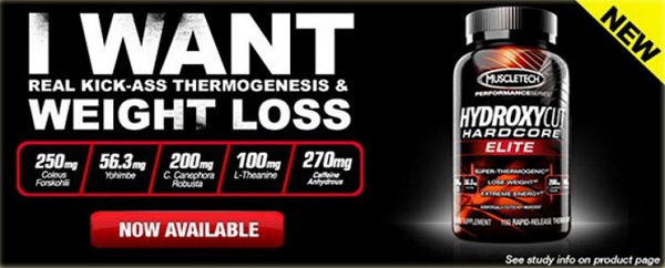 hydroxycut hardcore elite termogenico e metabolico per demolire il grasso